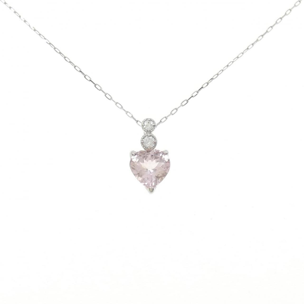 ポンテヴェッキオ　モルガナイトハートネックレス コメ兵｜PT ハート モルガナイト ネックレス 1.28CT｜ジュエリー