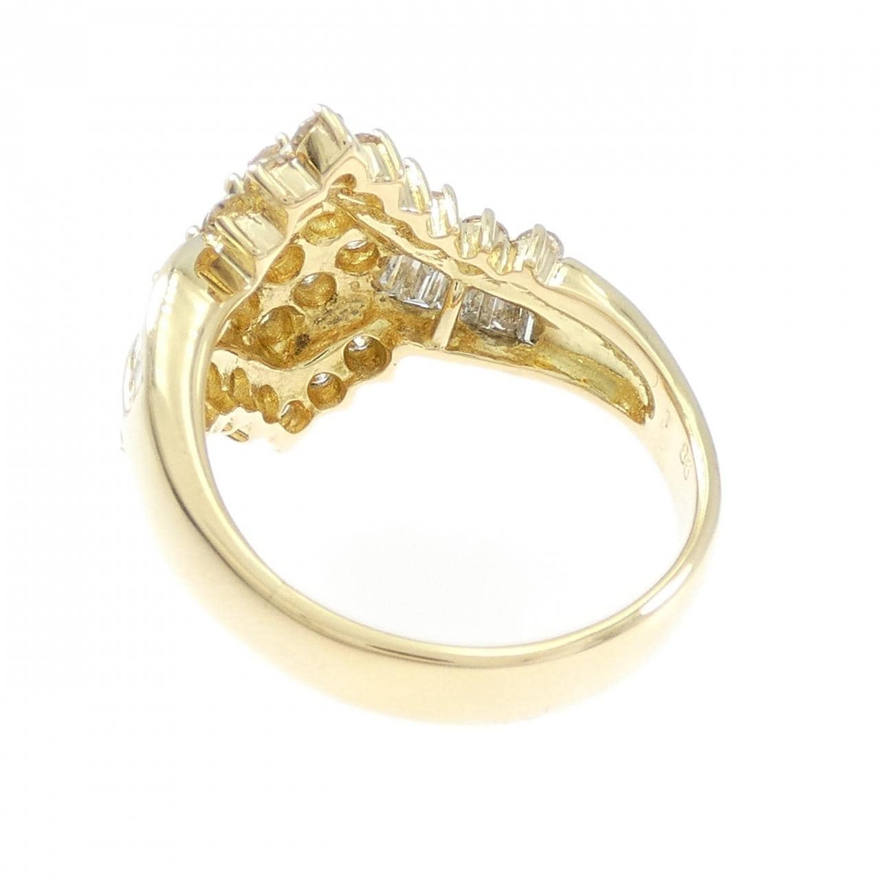 K18YG ダイヤモンド リング 1.86CT