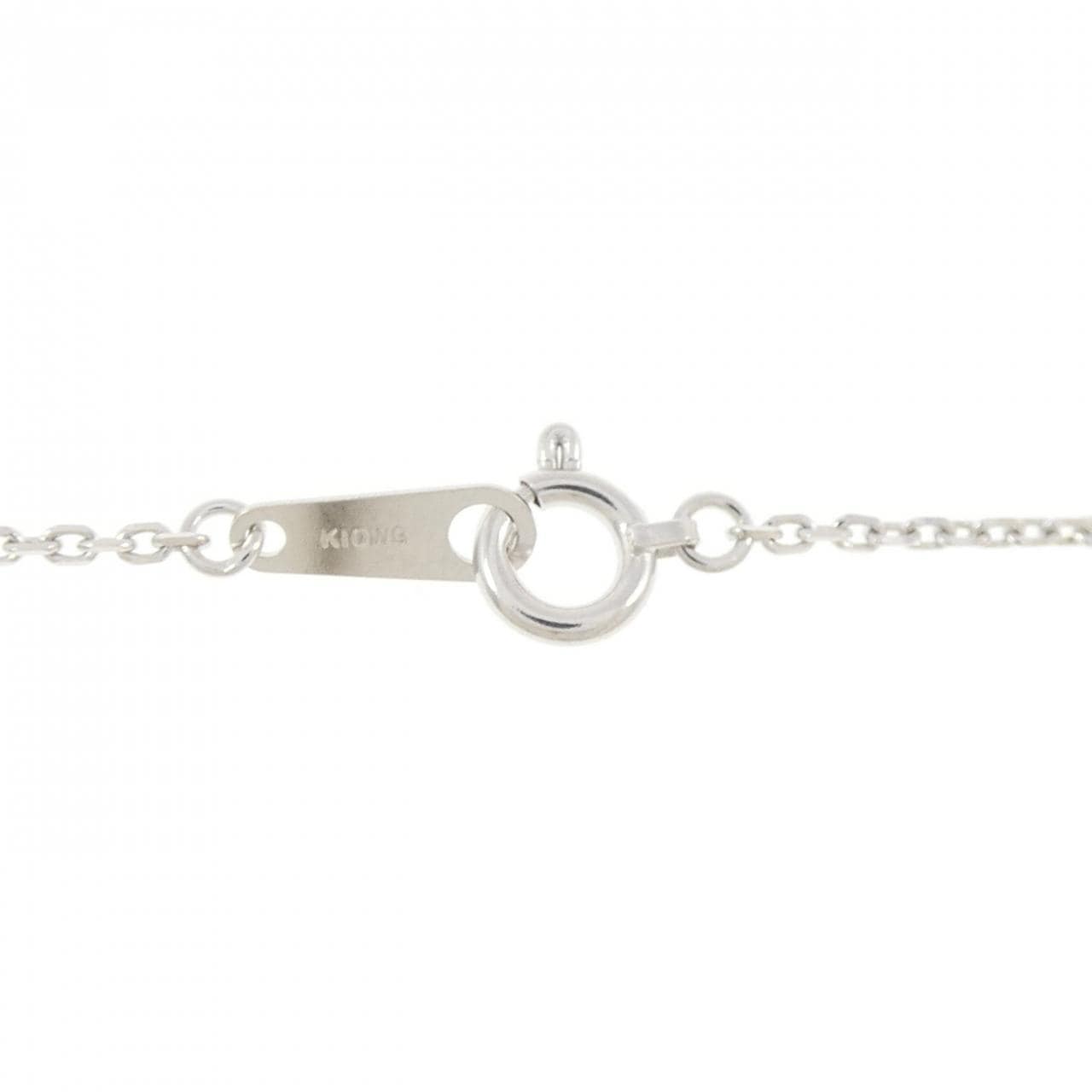 K10WG ルビー ネックレス 0.09CT