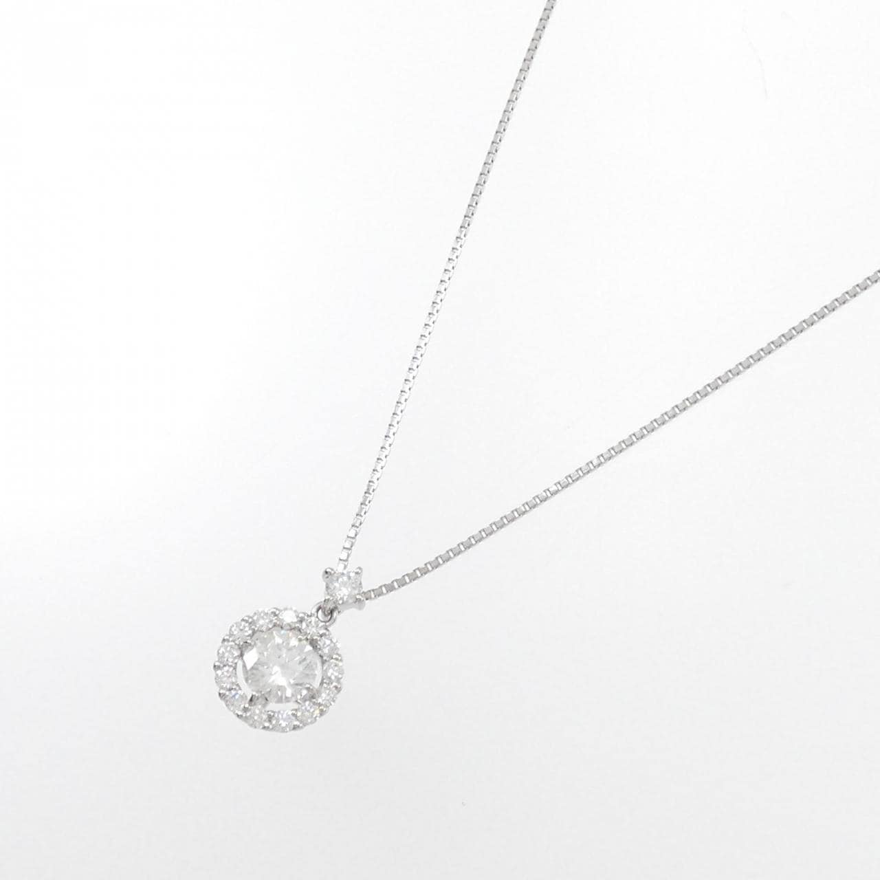 【新品】PT900/PT850 ダイヤモンド ネックレス 0.530CT G SI1 VG