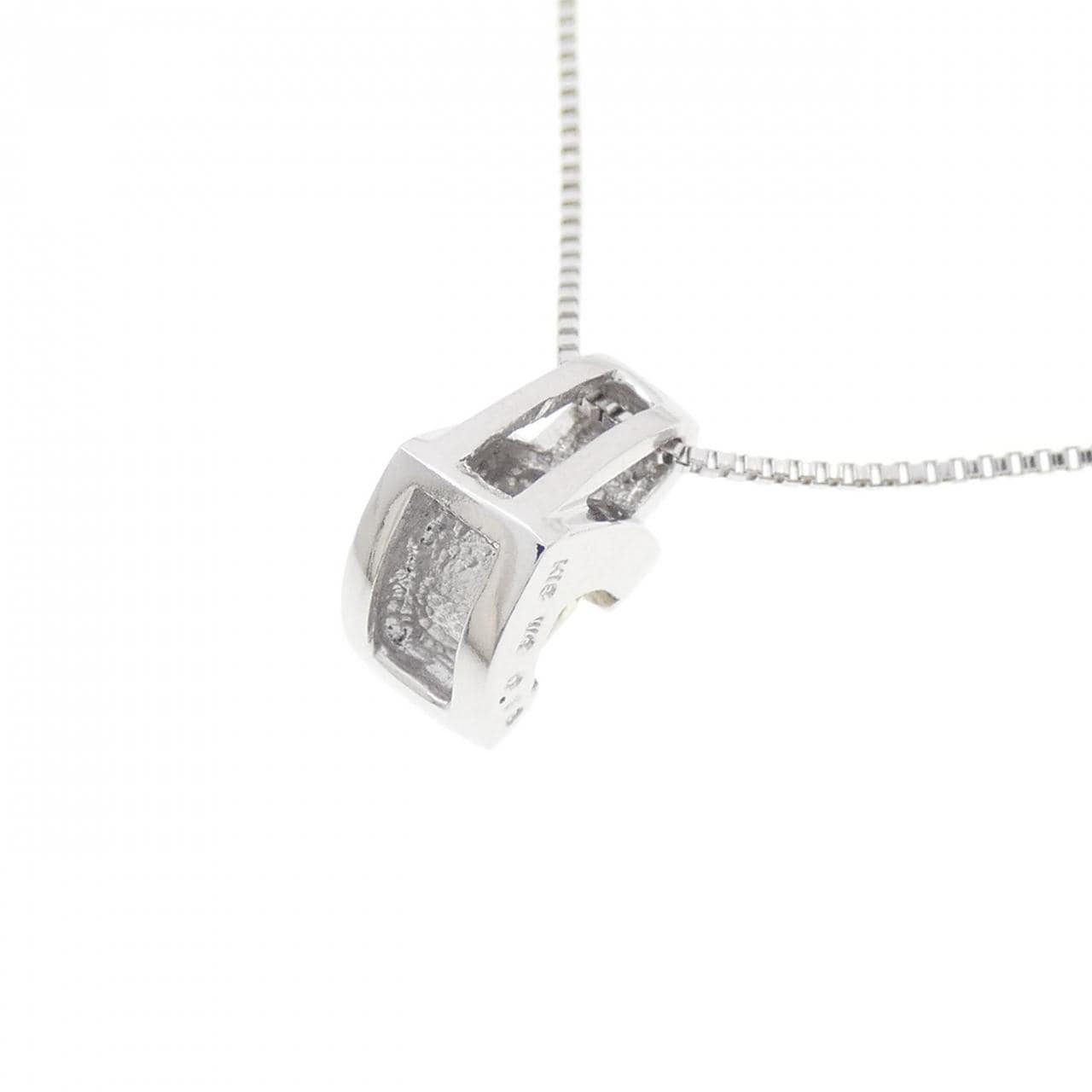 K18WG ダイヤモンド ネックレス 0.18CT