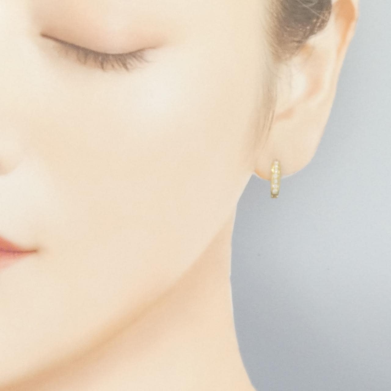 K18YG ダイヤモンド ピアス 0.20CT