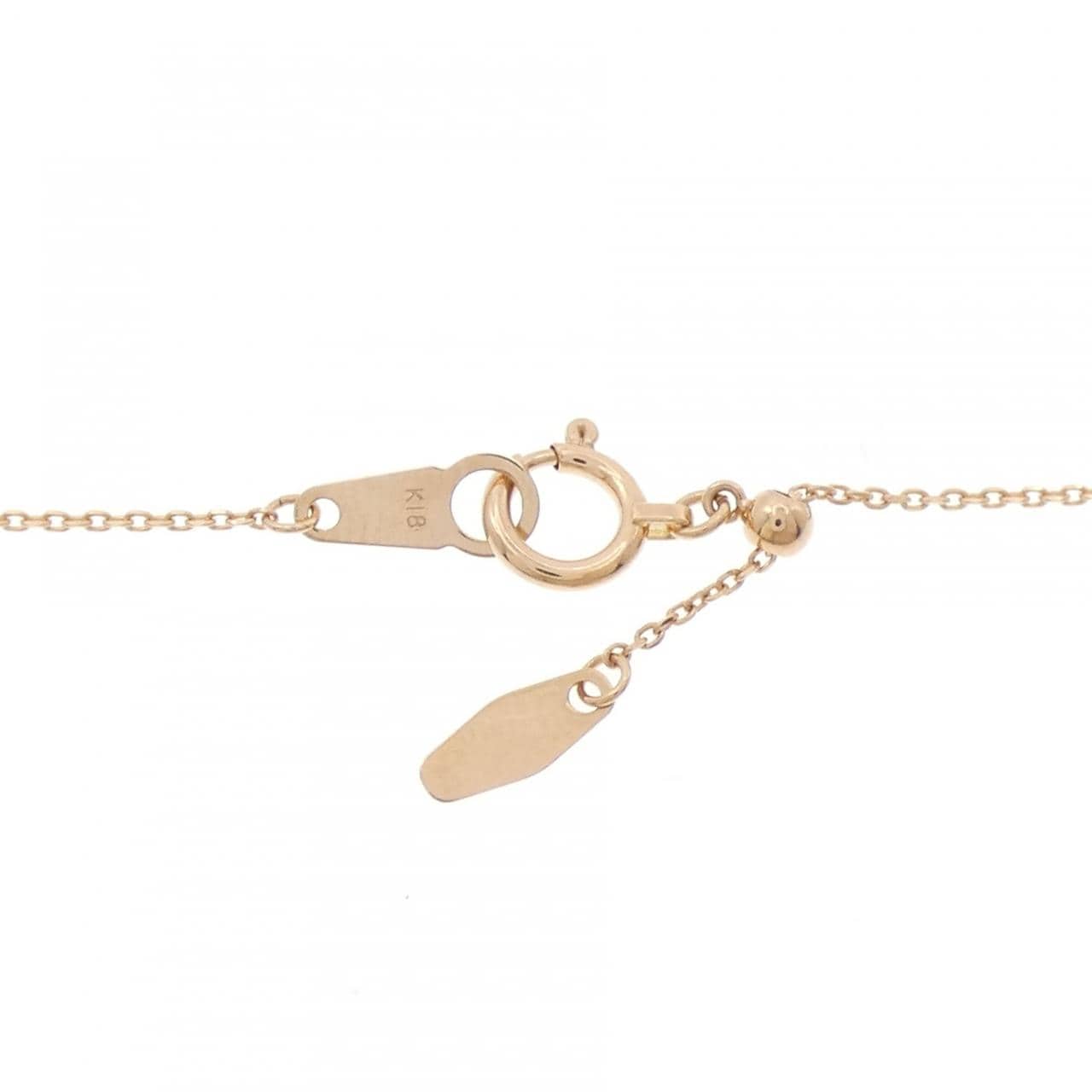 K18PG ダイヤモンド ネックレス 0.03CT