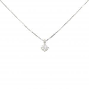 PT850 ソリティア ダイヤモンド ネックレス 0.18CT