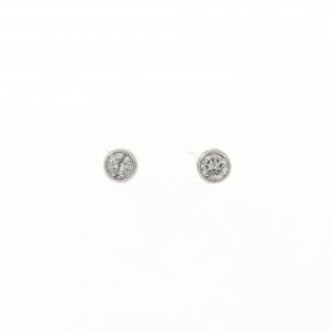 PT/PT900 ソリティア ダイヤモンド ピアス 0.10CT