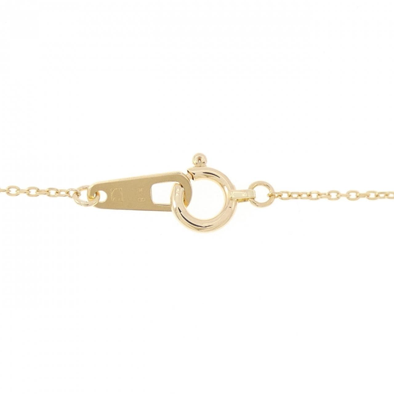 K18YG フラワー ダイヤモンド ネックレス 0.33CT