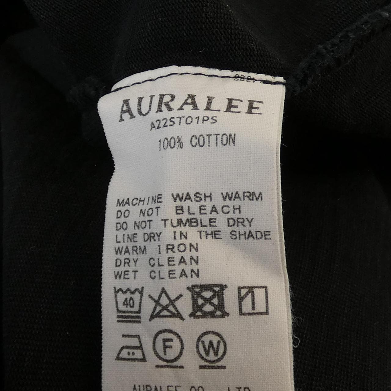 オーラリー AURALEE A22ST01PS Tシャツ