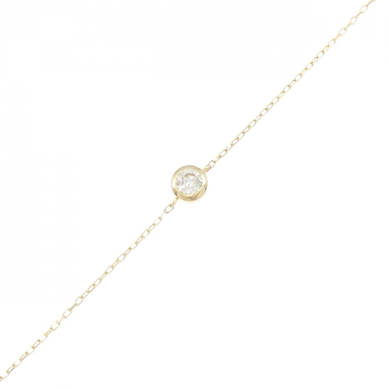 K18YG ダイヤモンド ブレスレット 0.15CT