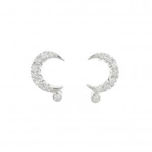 K18WG/750WG ダイヤモンド ピアス