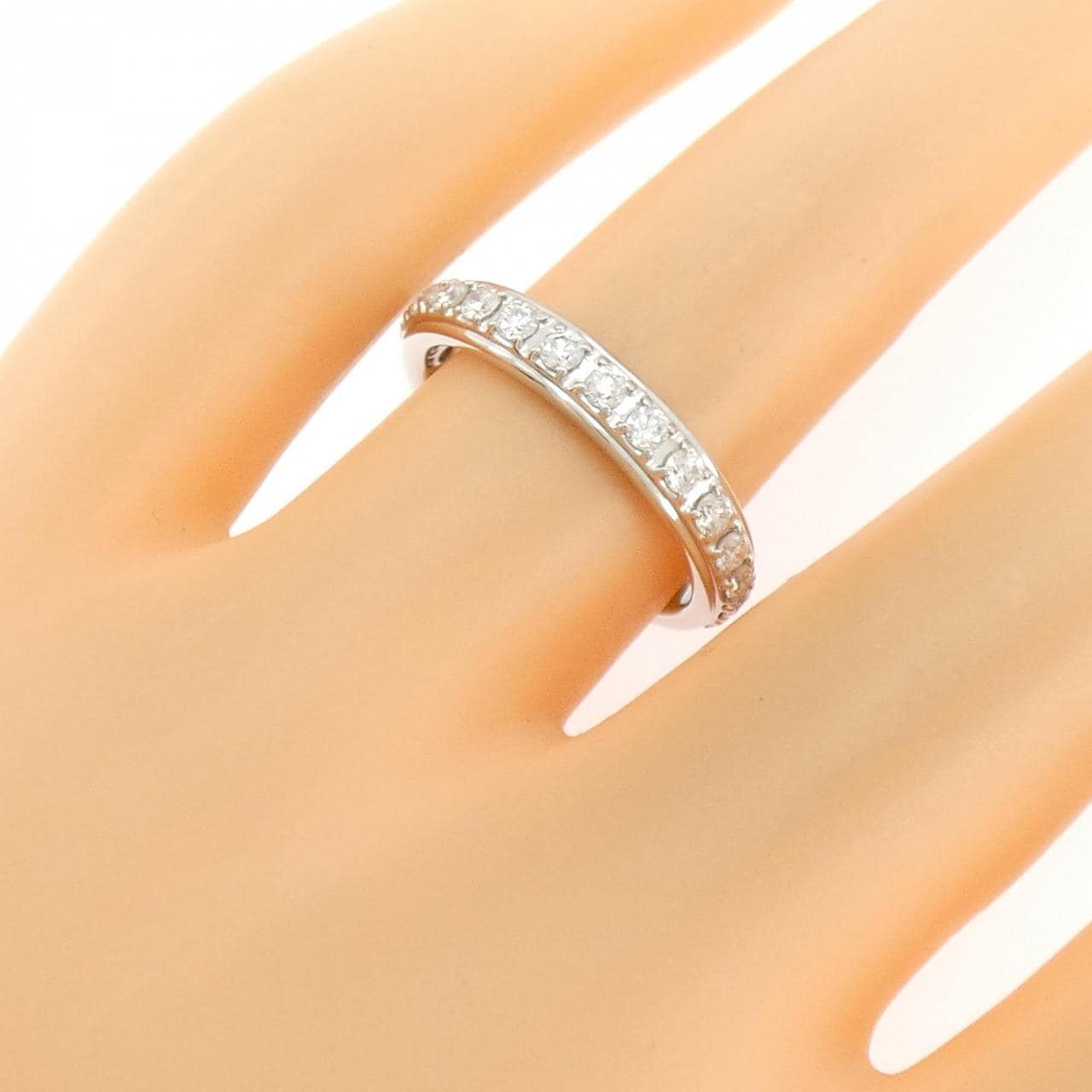 PT900 フルエタニティ ダイヤモンド リング 0.70CT