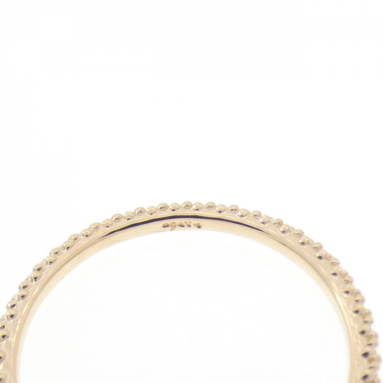 アガット K10 ピンキーリング