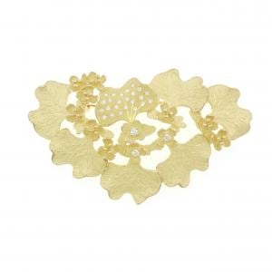 イケダケイコ ダイヤモンド ブローチ 0.21CT