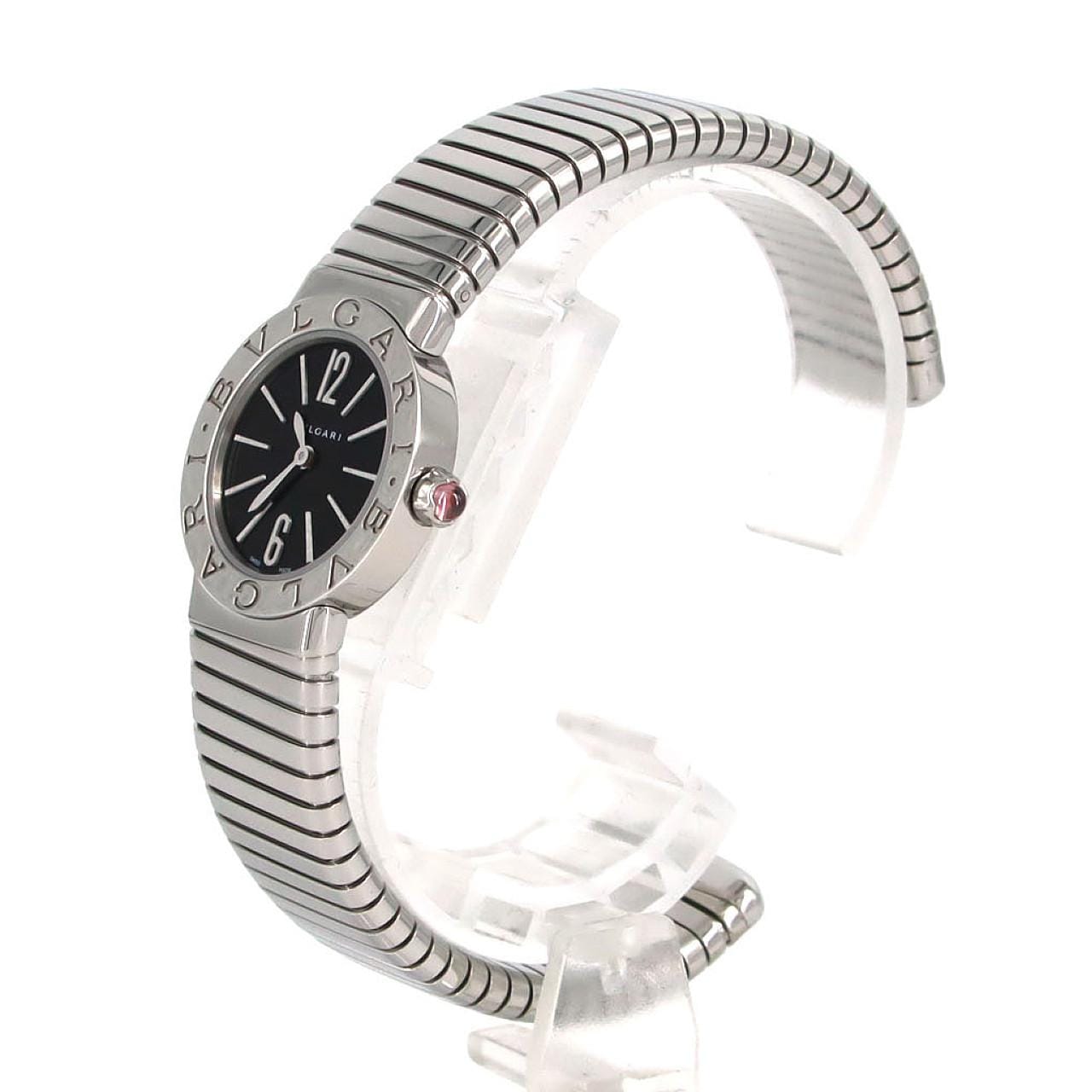 【新品】BVLGARI BVLGARI Tubogas 中 BBL262TS BVLGARI BBL262TBSS 不銹鋼石英