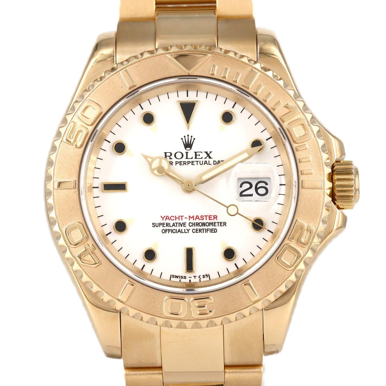 ロレックス ヨットマスター 16628 YG 自動巻 U番