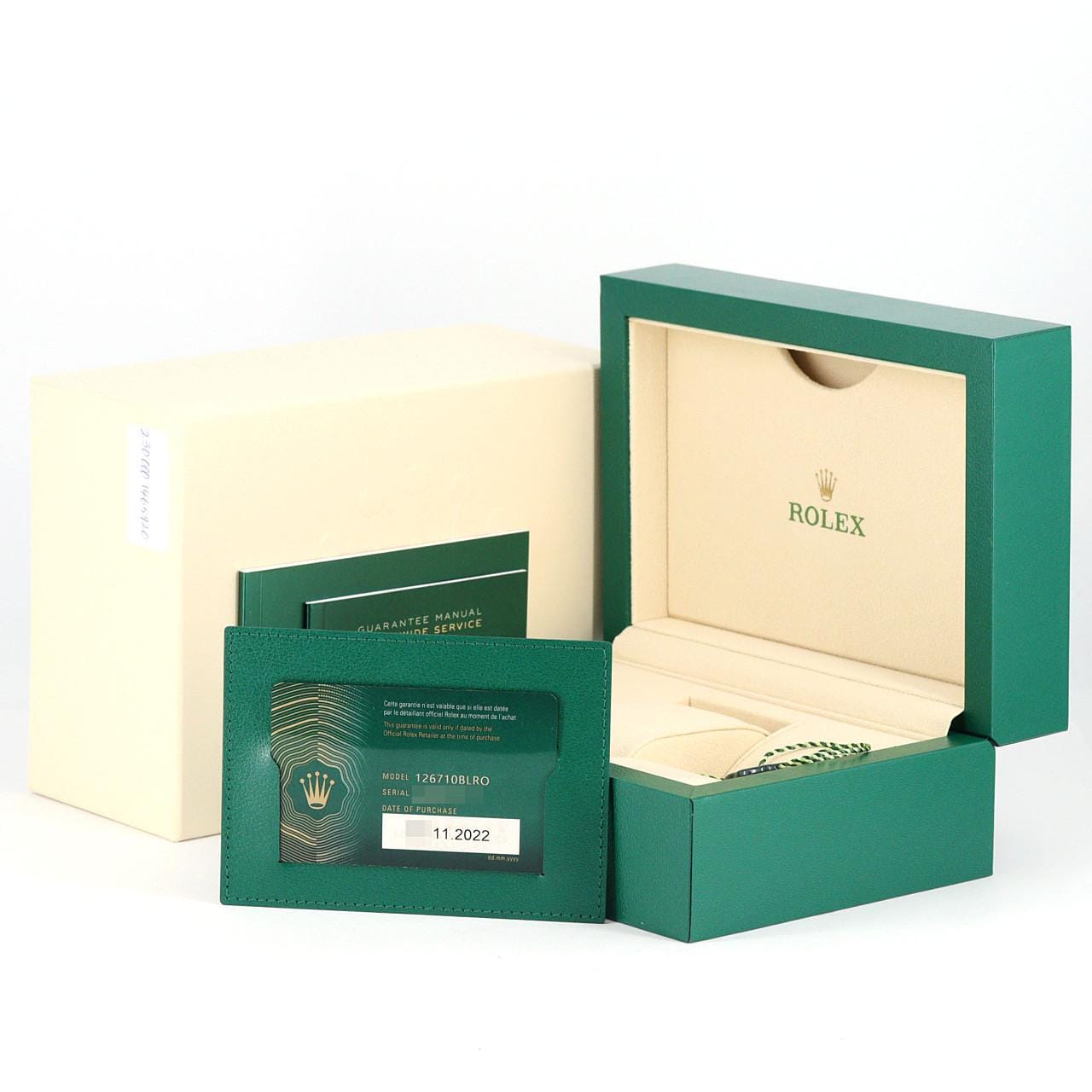 ロレックス GMTマスターⅡ 126710BLRO･5 SS 自動巻 ランダム番