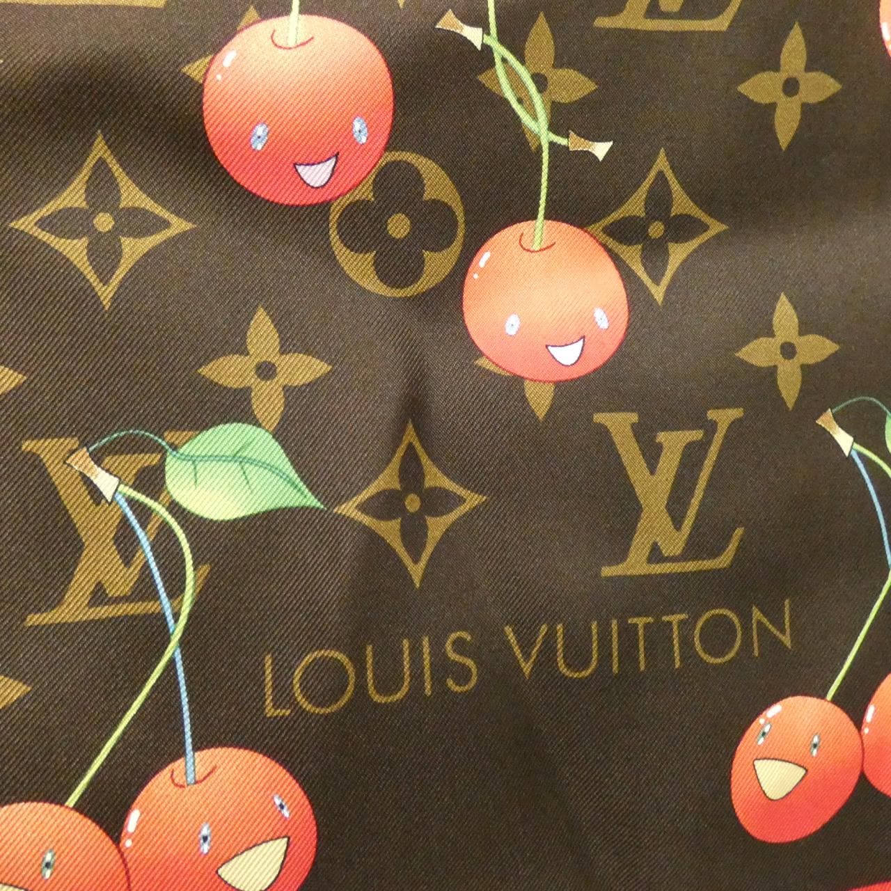 ルイヴィトン カレ モノグラム チェリー M71962 スカーフ