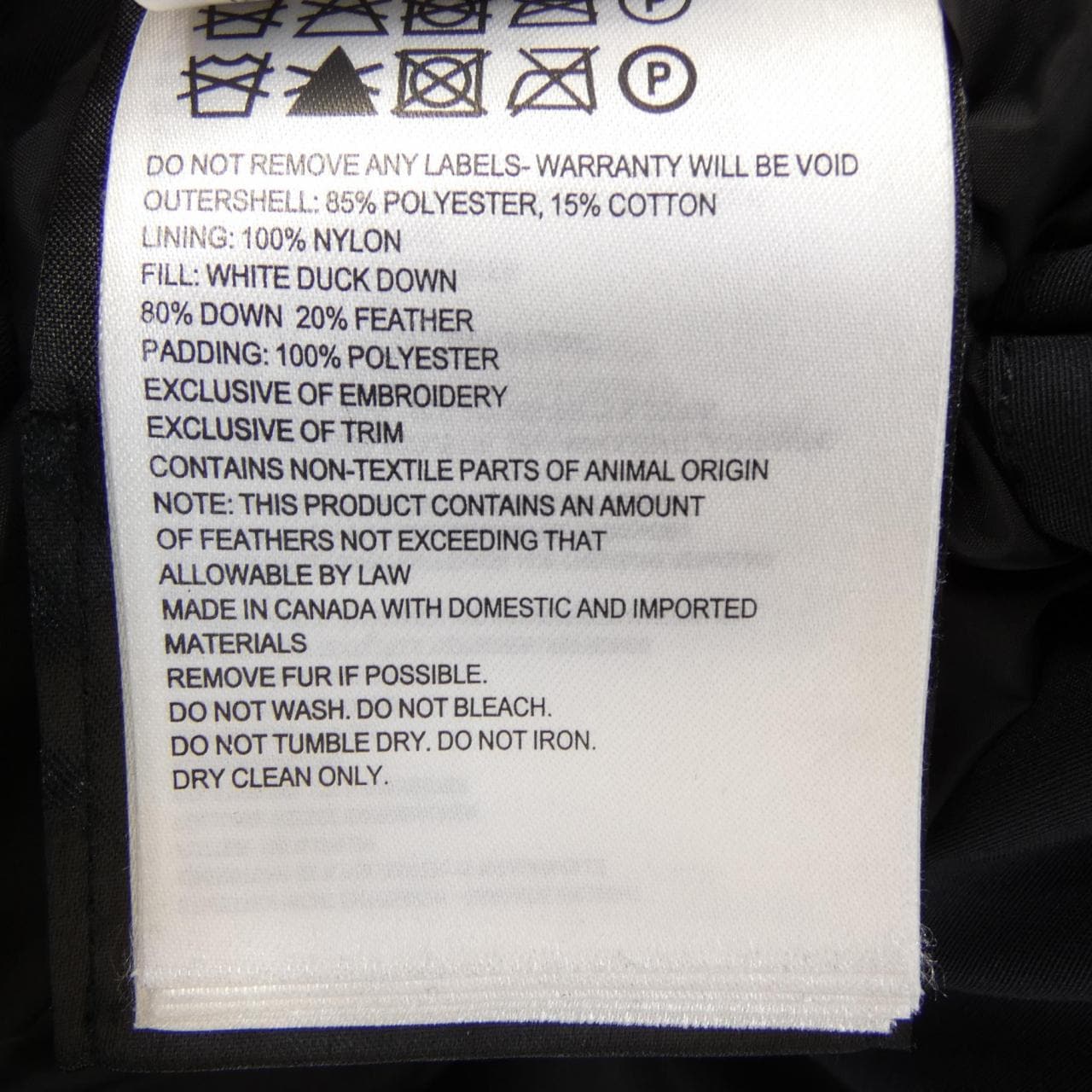 カナダグース CANADA GOOSE ランフォード 2062M LANGFORD ダウンジャケット