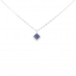 K18WG サファイヤ ネックレス 0.28CT