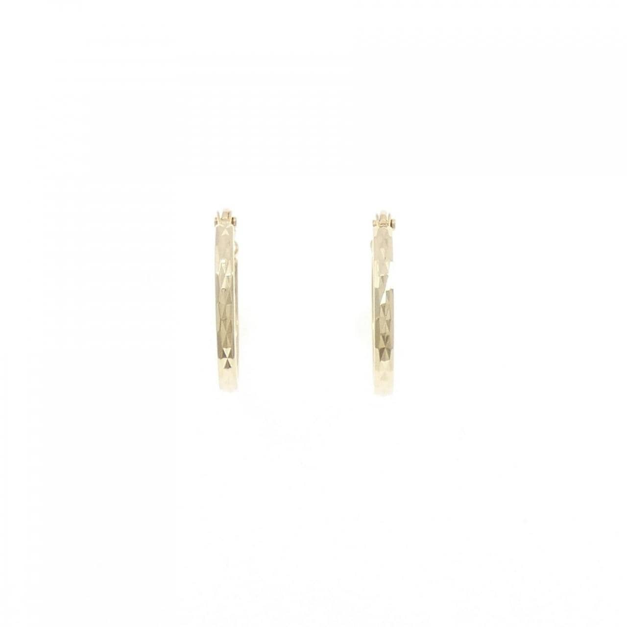 エテ K10YG/K18YG フープ ピアス