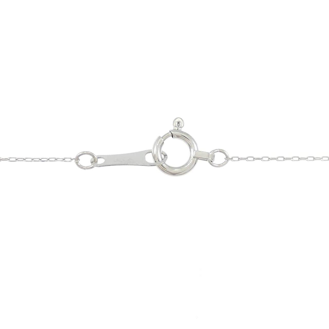 PT900/PT850 ソリティア ダイヤモンド ネックレス 0.2CT