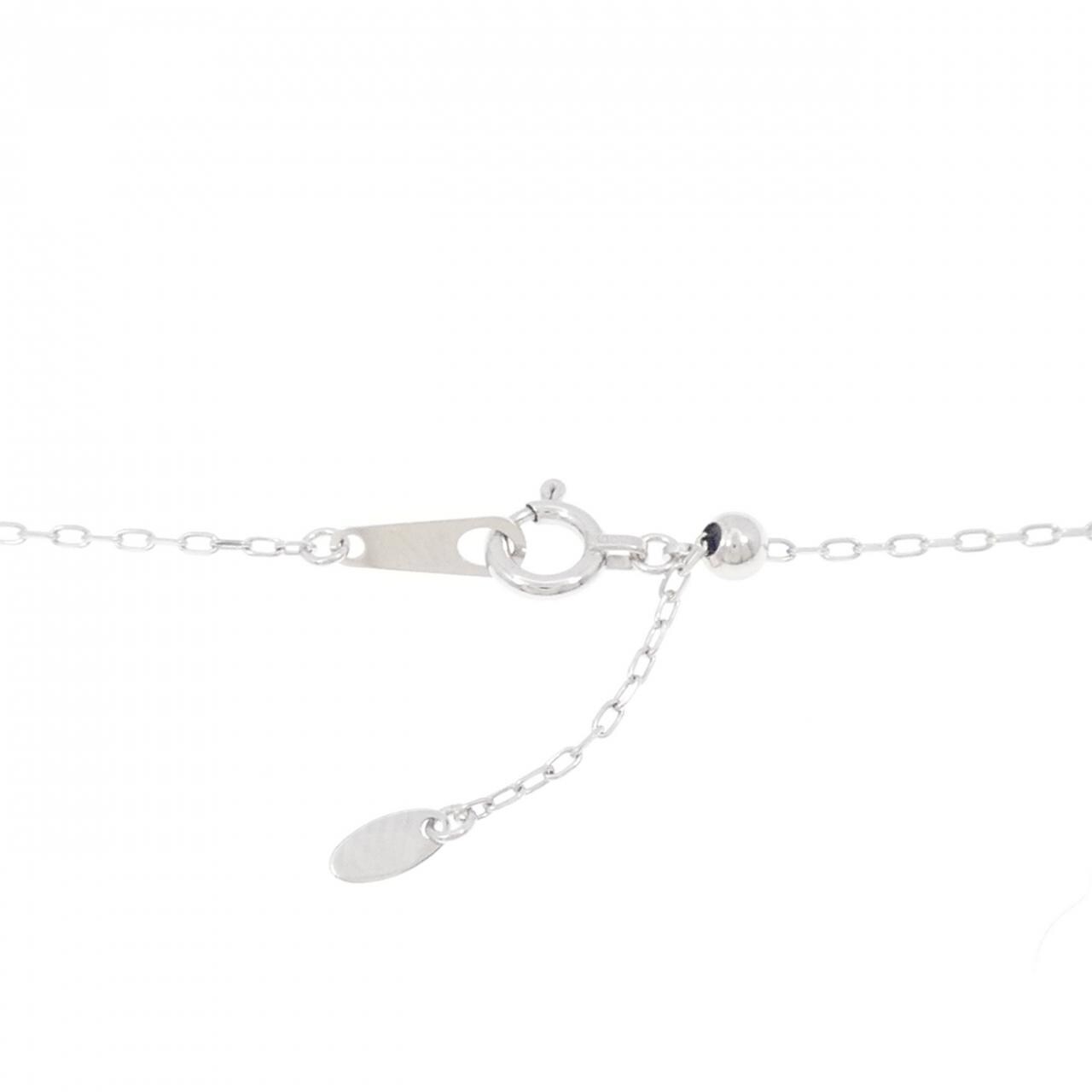 K18WG ダイヤモンド ネックレス 0.078CT