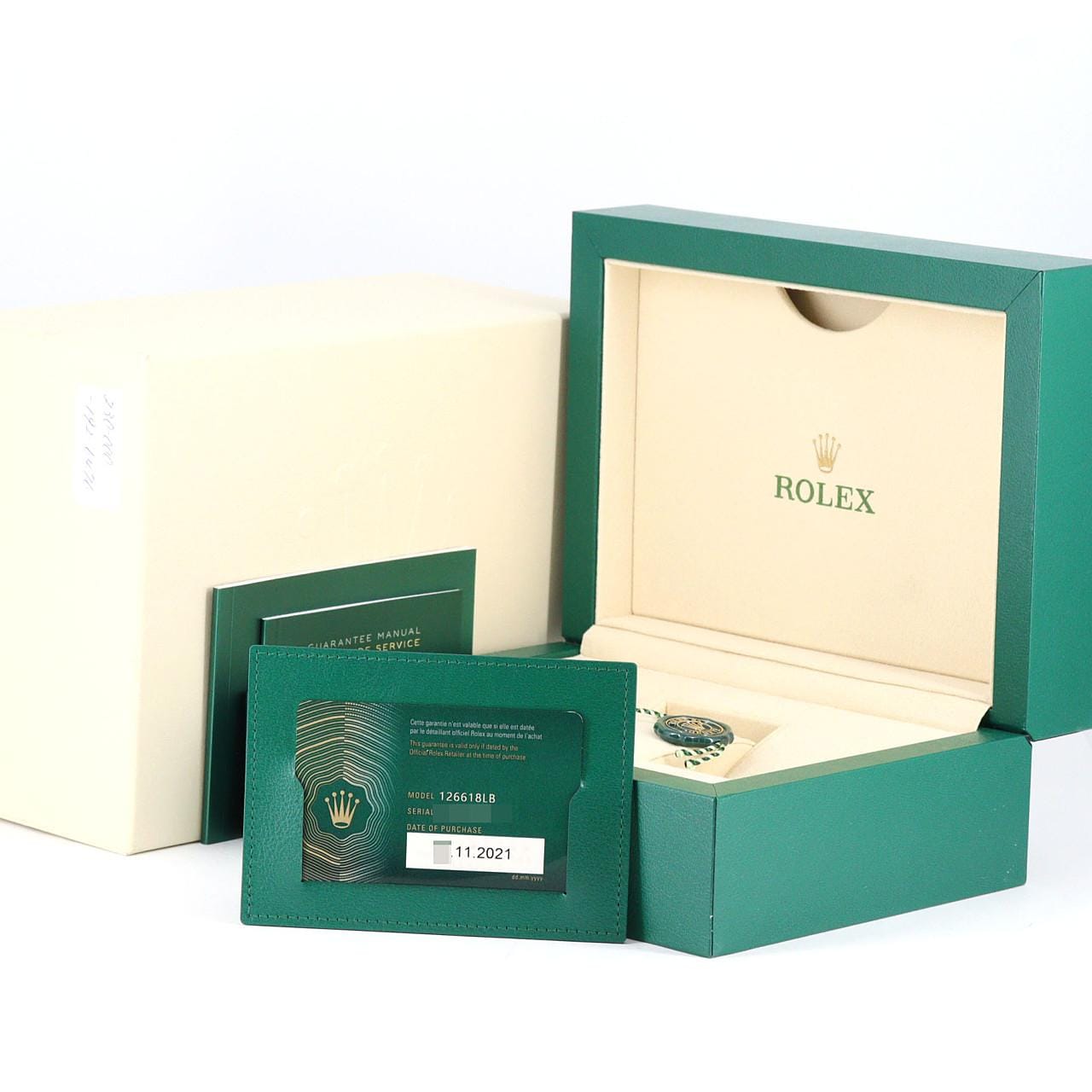 ロレックス サブマリーナーデイト 126618LB YG 自動巻 ランダム番