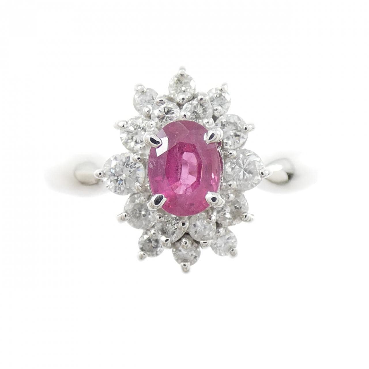 PT900 ルビー リング 0.50CT