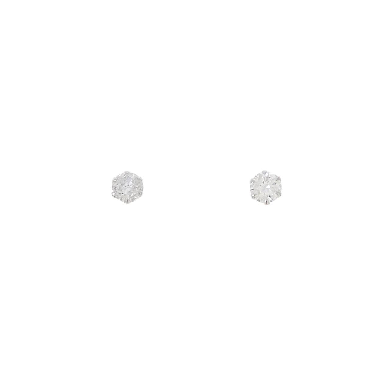 PT900 ダイヤモンド ピアス 0.30CT