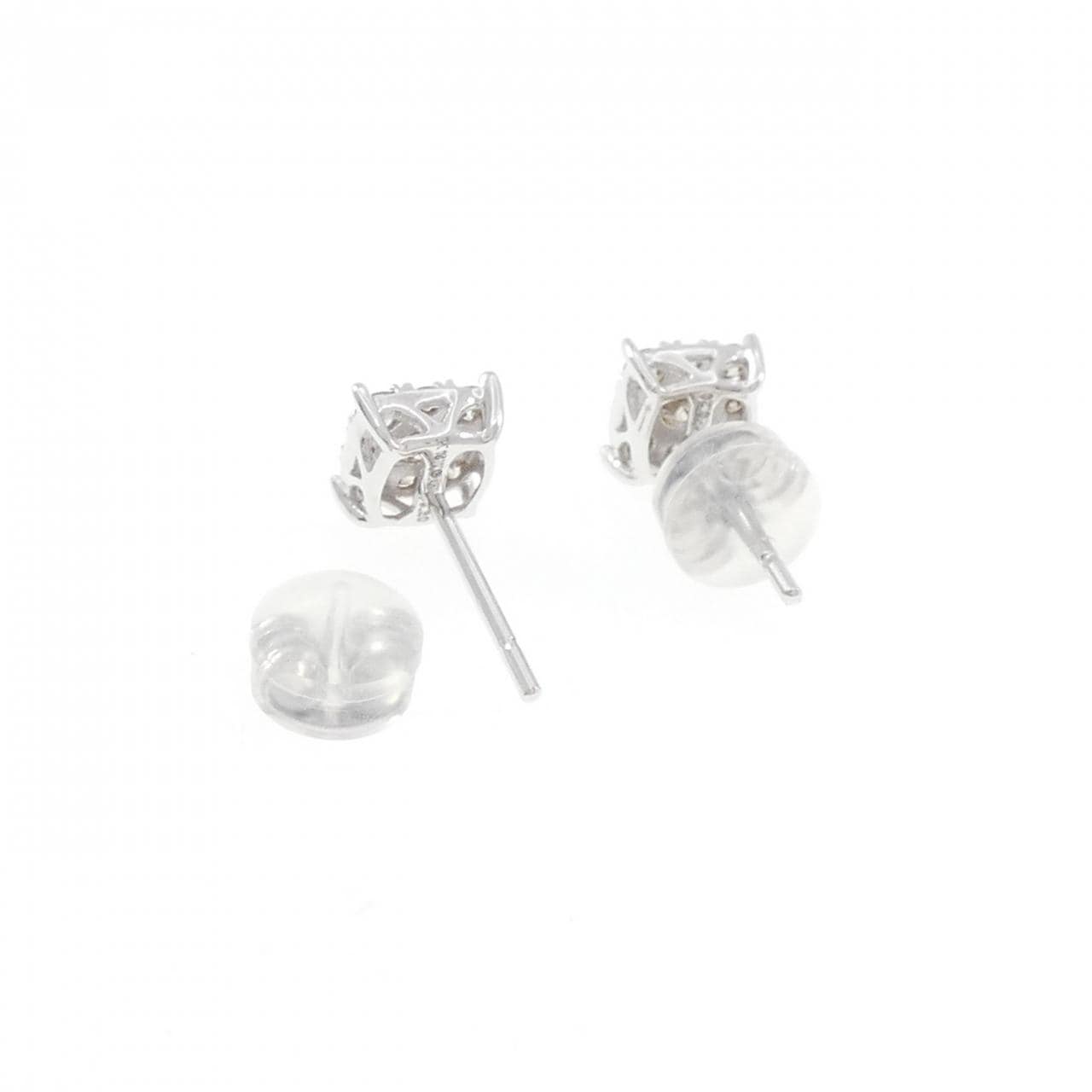 K18WG ダイヤモンド ピアス 0.40CT