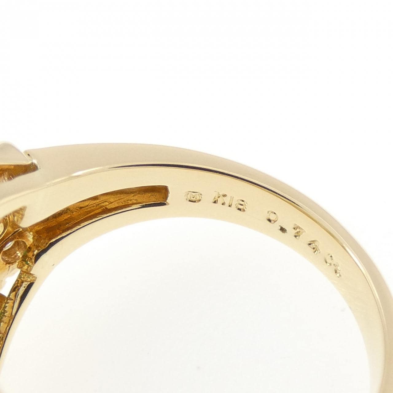ミキモト エメラルド リング 0.74CT