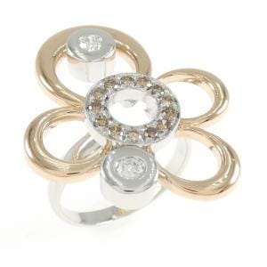 750WG/750PG ダイヤモンド リング 0.38CT