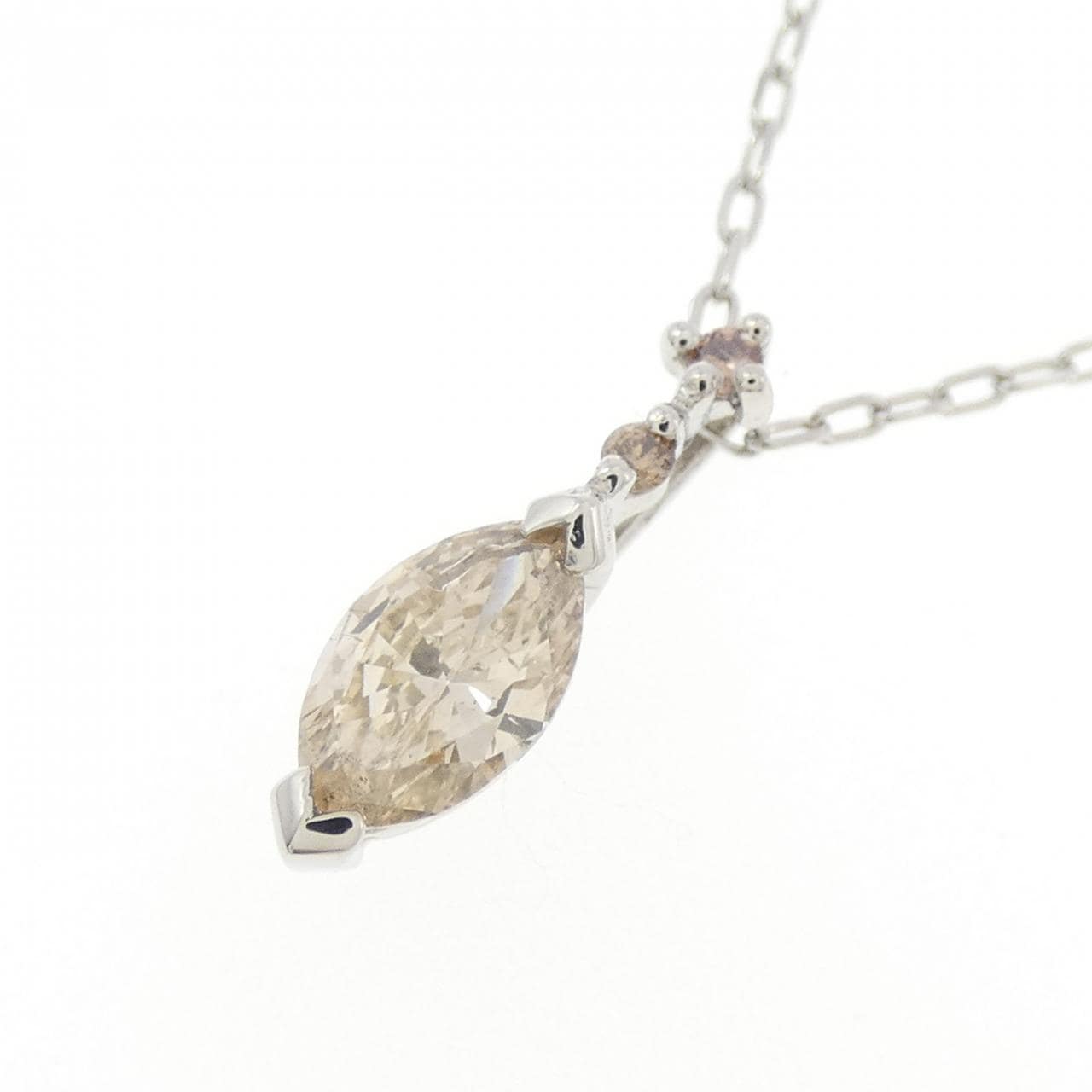 PT950/PT850 ダイヤモンド ネックレス 0.45CT