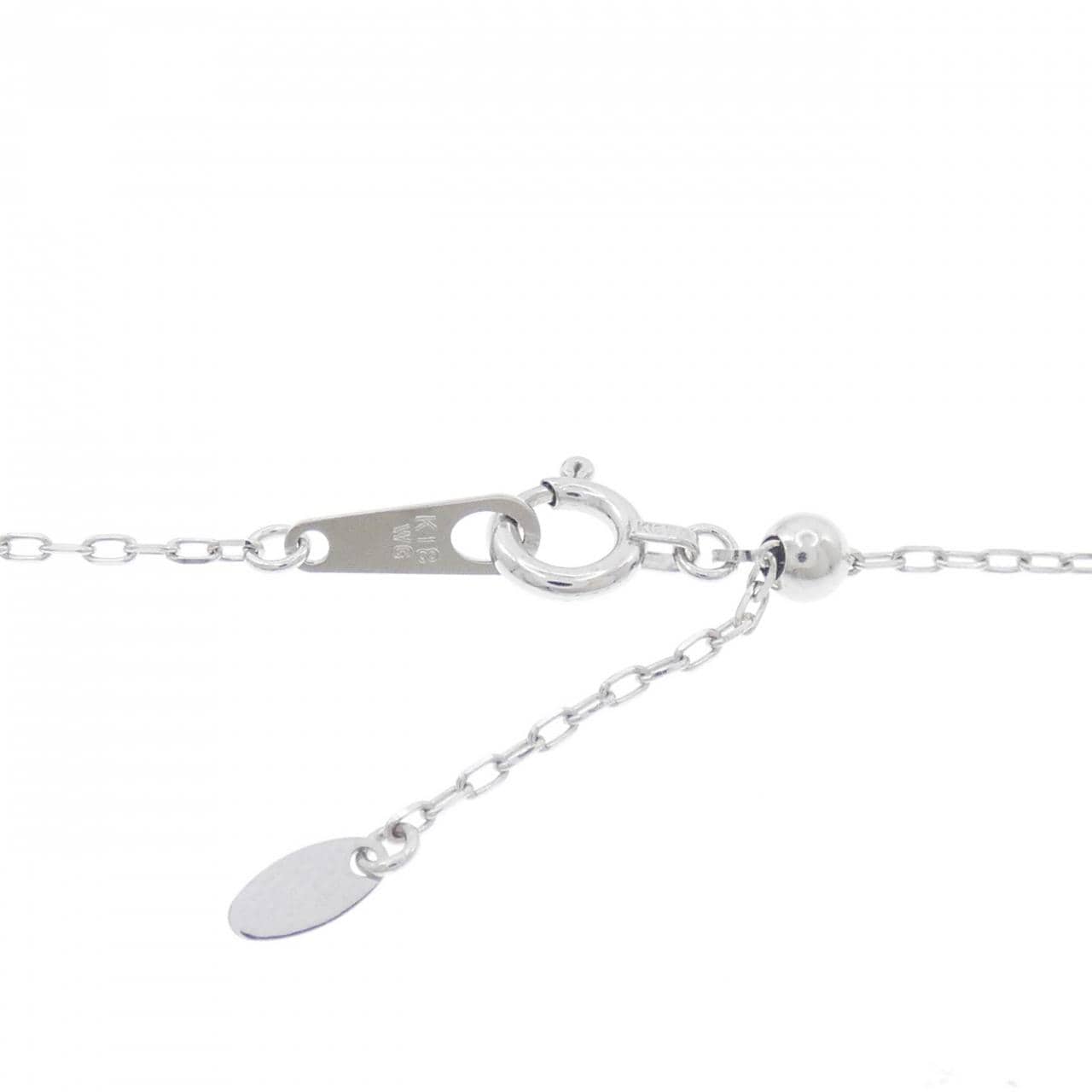 K18WG タンザナイト ネックレス 1.42CT