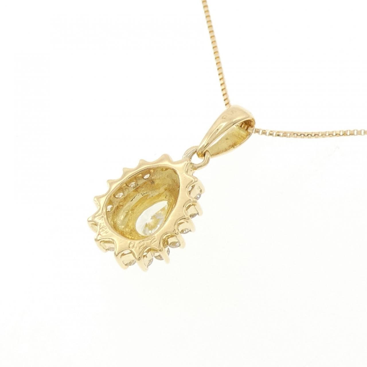 K18YG ダイヤモンド ネックレス 0.32CT