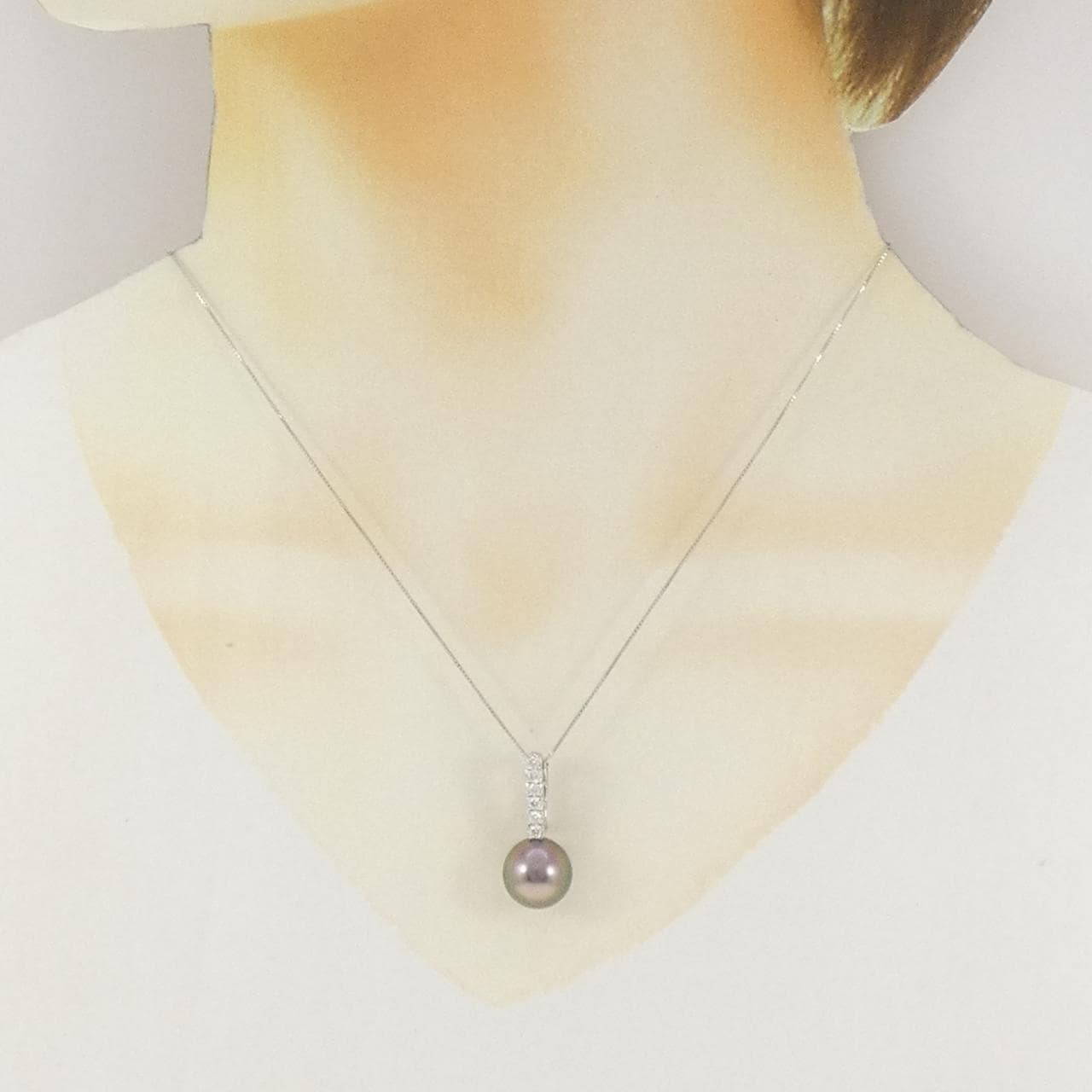 タサキ 黒蝶パール ネックレス 11.1mm