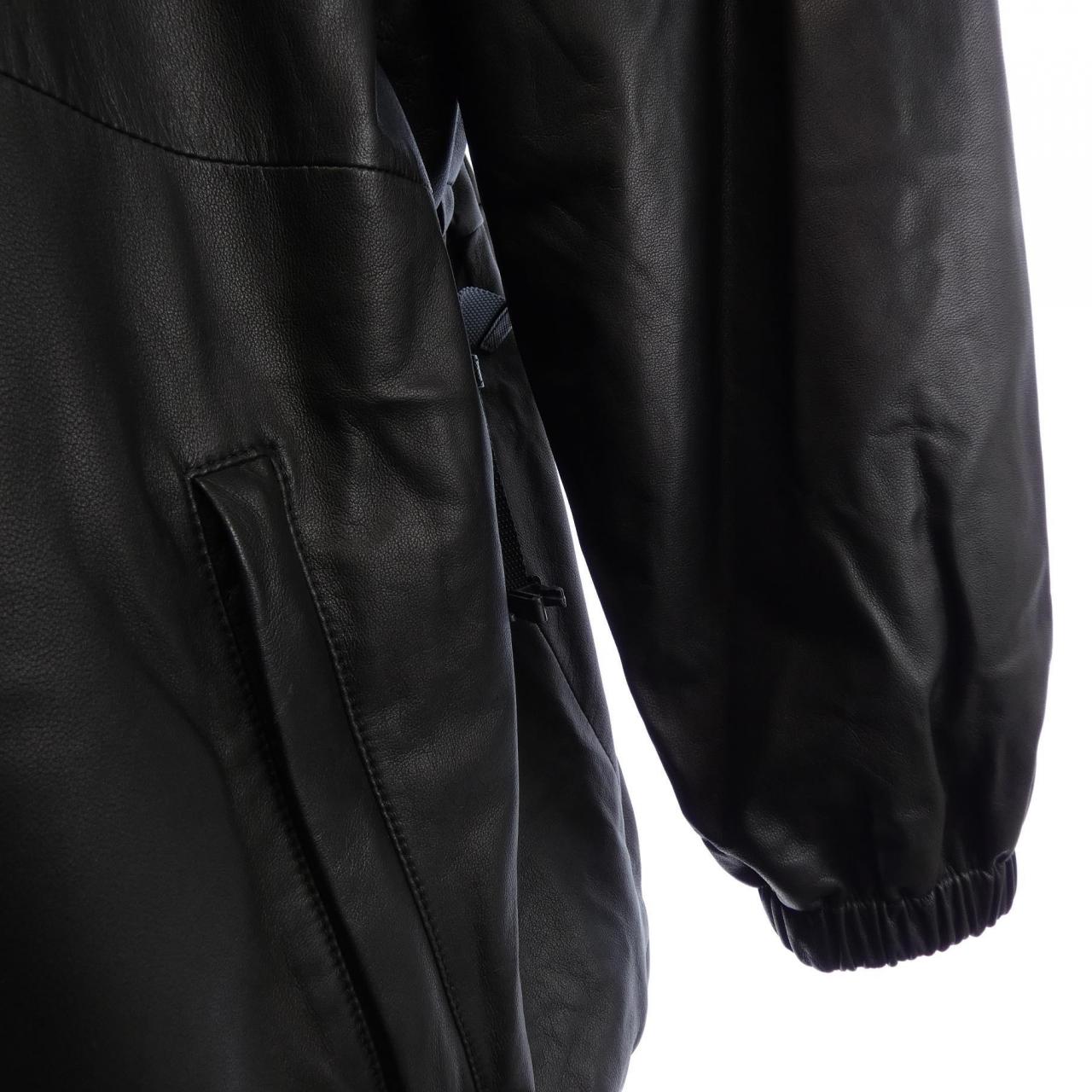 プラダ PRADA 58A044 08P レザージャケット