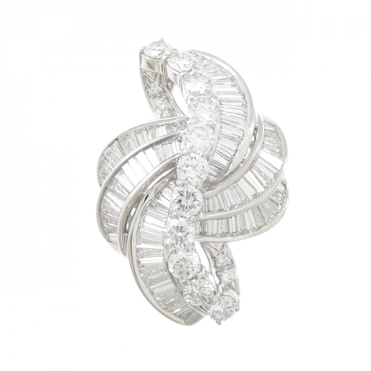 PT900 ダイヤモンド リング 2.76CT