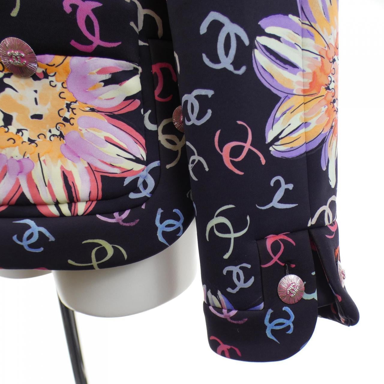 シャネル CHANEL LOOK65 P77202V69007 ノーカラージャケット