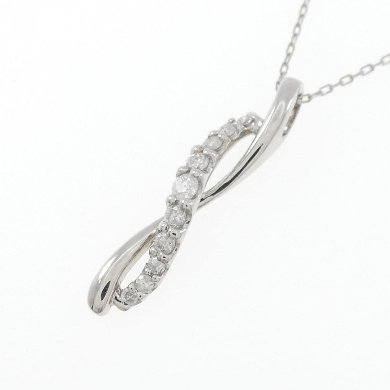 PT ダイヤモンド ネックレス 0.12CT