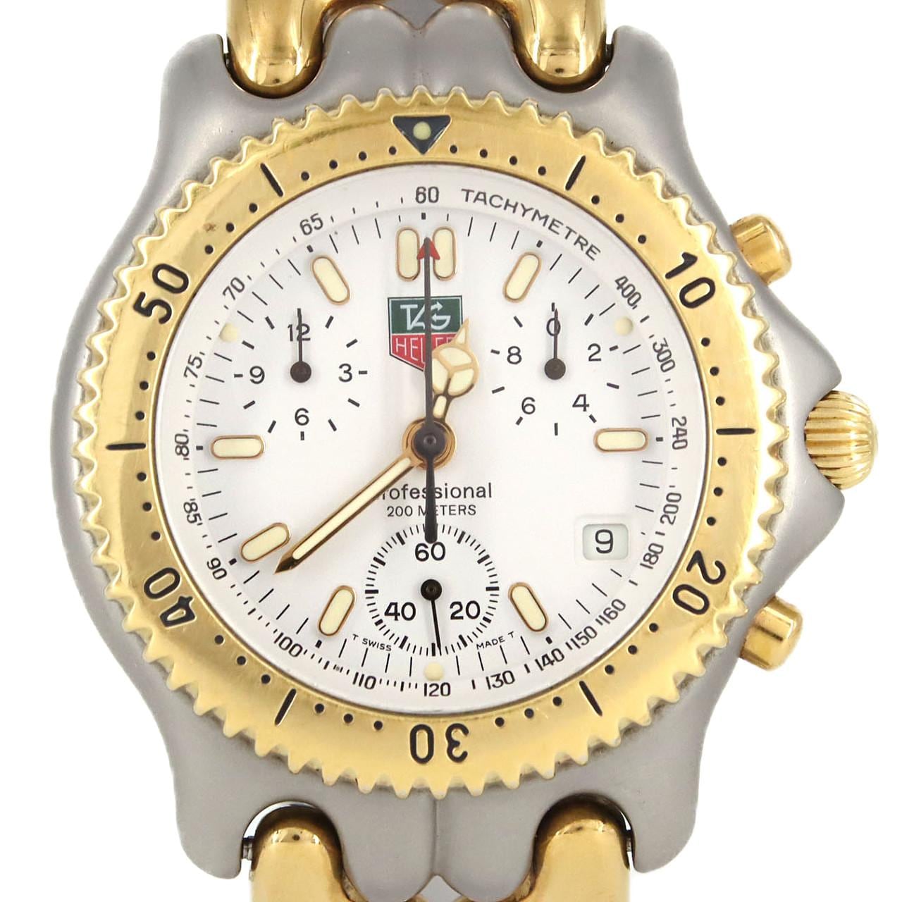 【ノーメンテナンス還元価格】タグ･ホイヤー セルクロノグラフ コンビ S35.006 SSxGP クォーツ