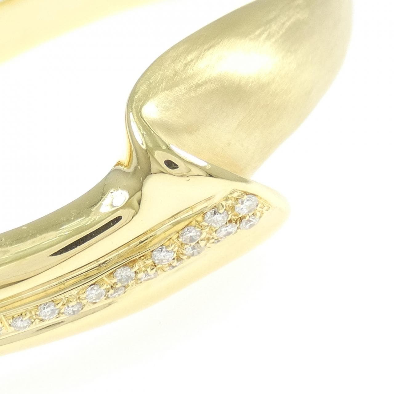 750YG ダイヤモンド バングル 0.37CT
