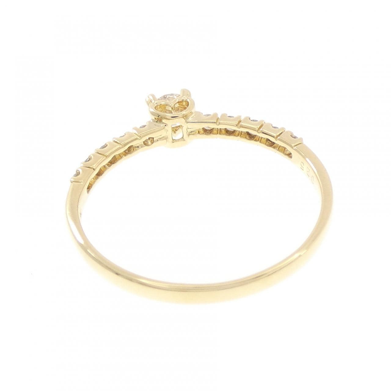 K18YG ダイヤモンド リング 0.25CT
