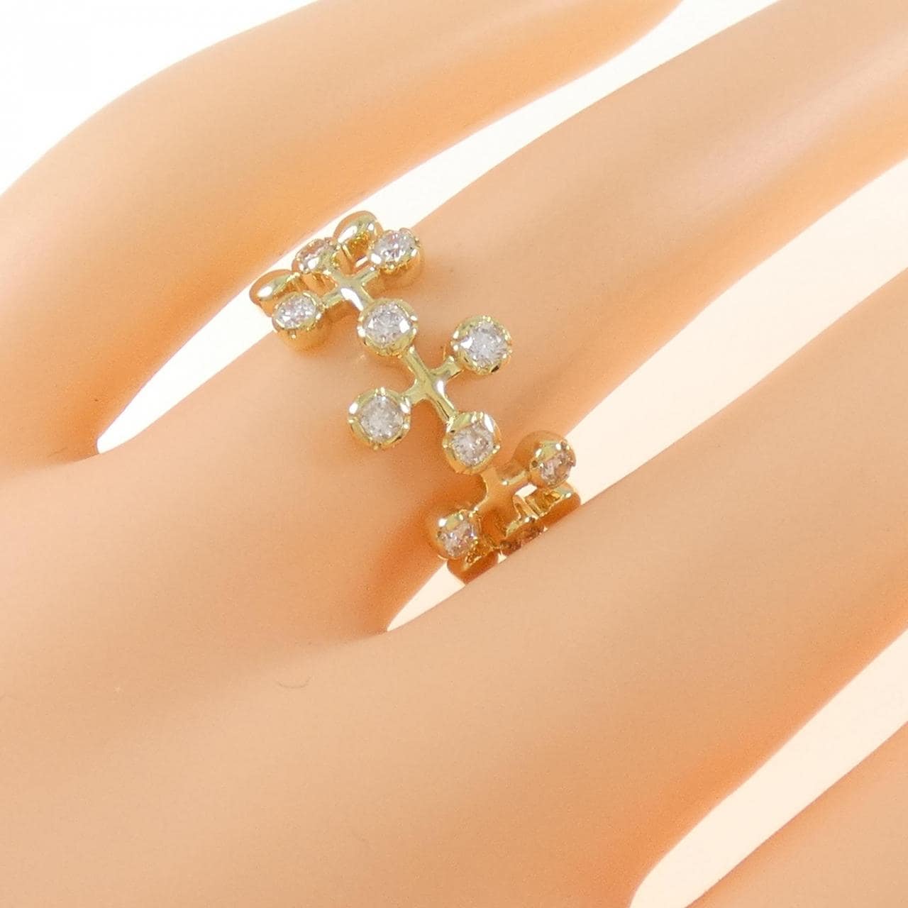 K18YG ダイヤモンド リング 0.50CT