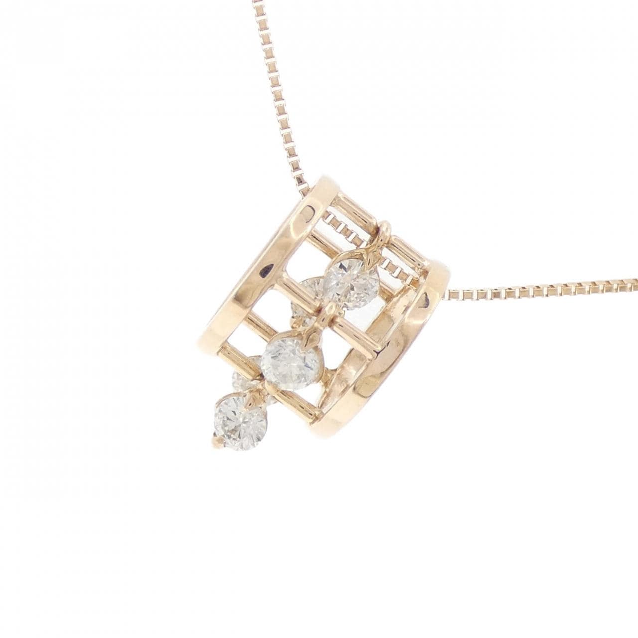 K18PG ダイヤモンド ネックレス 0.51CT