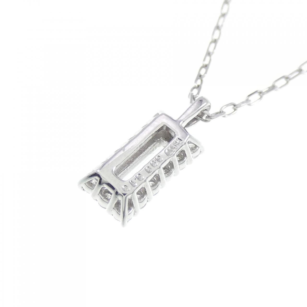 [BRAND NEW] PT Diamond Necklace 0.09CT