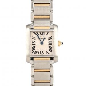 カルティエ タンクフランセーズSM コンビ W51007Q4 SSxYG クォーツ