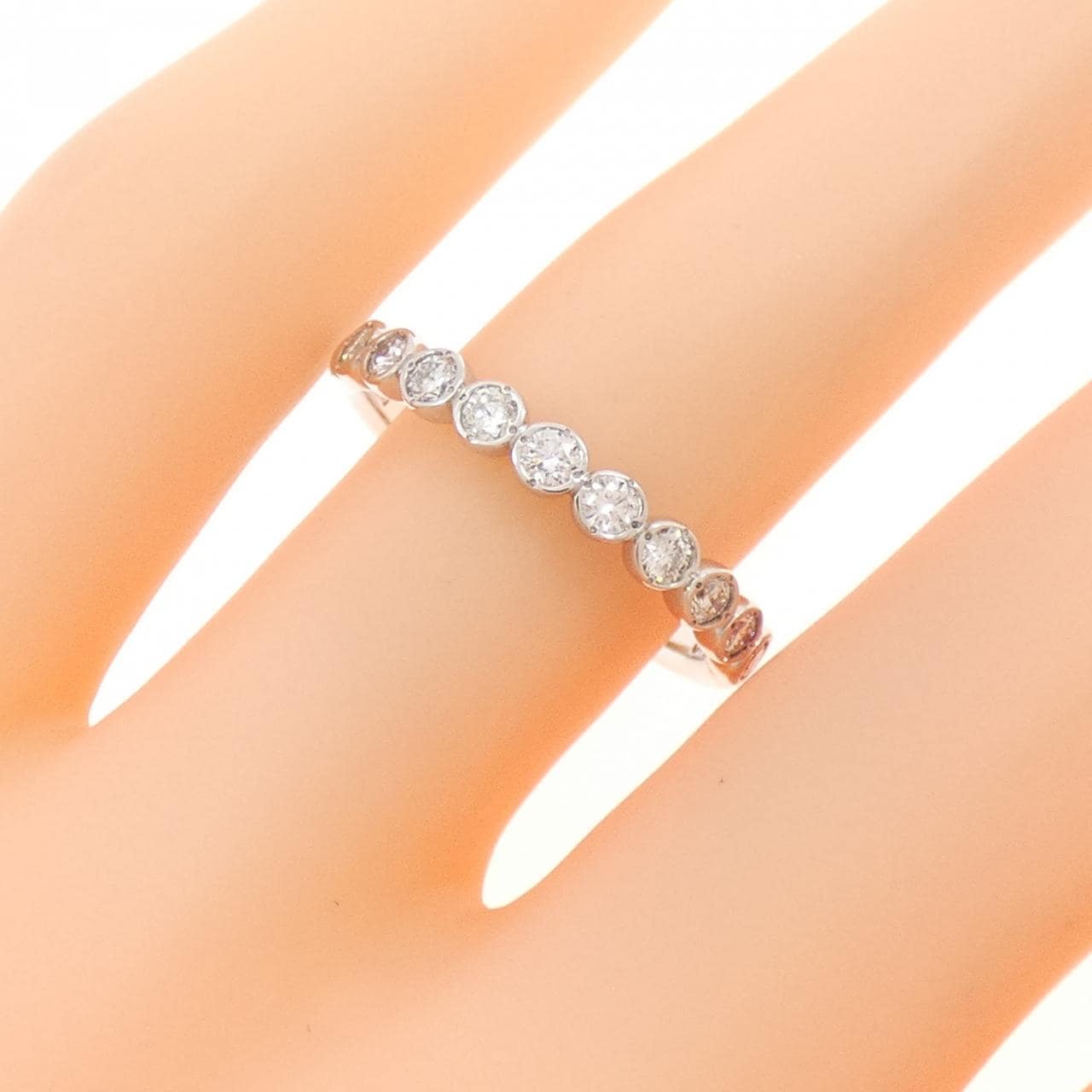 K18WG ダイヤモンド リング 0.30CT