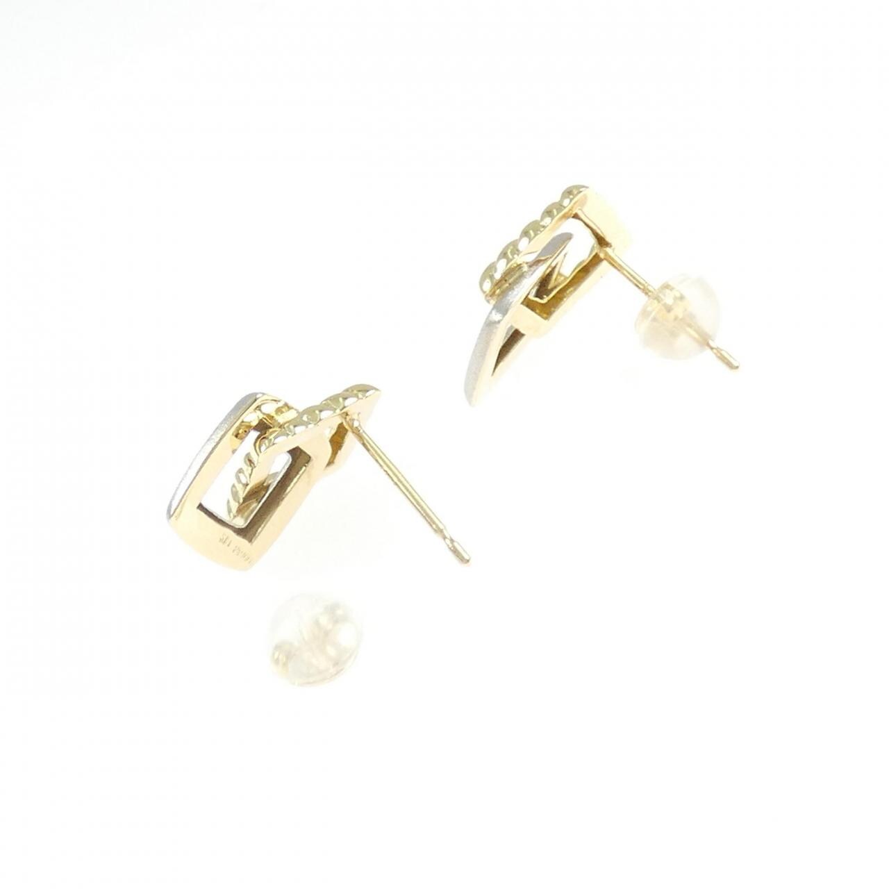 K18YG/PT900 ピアス