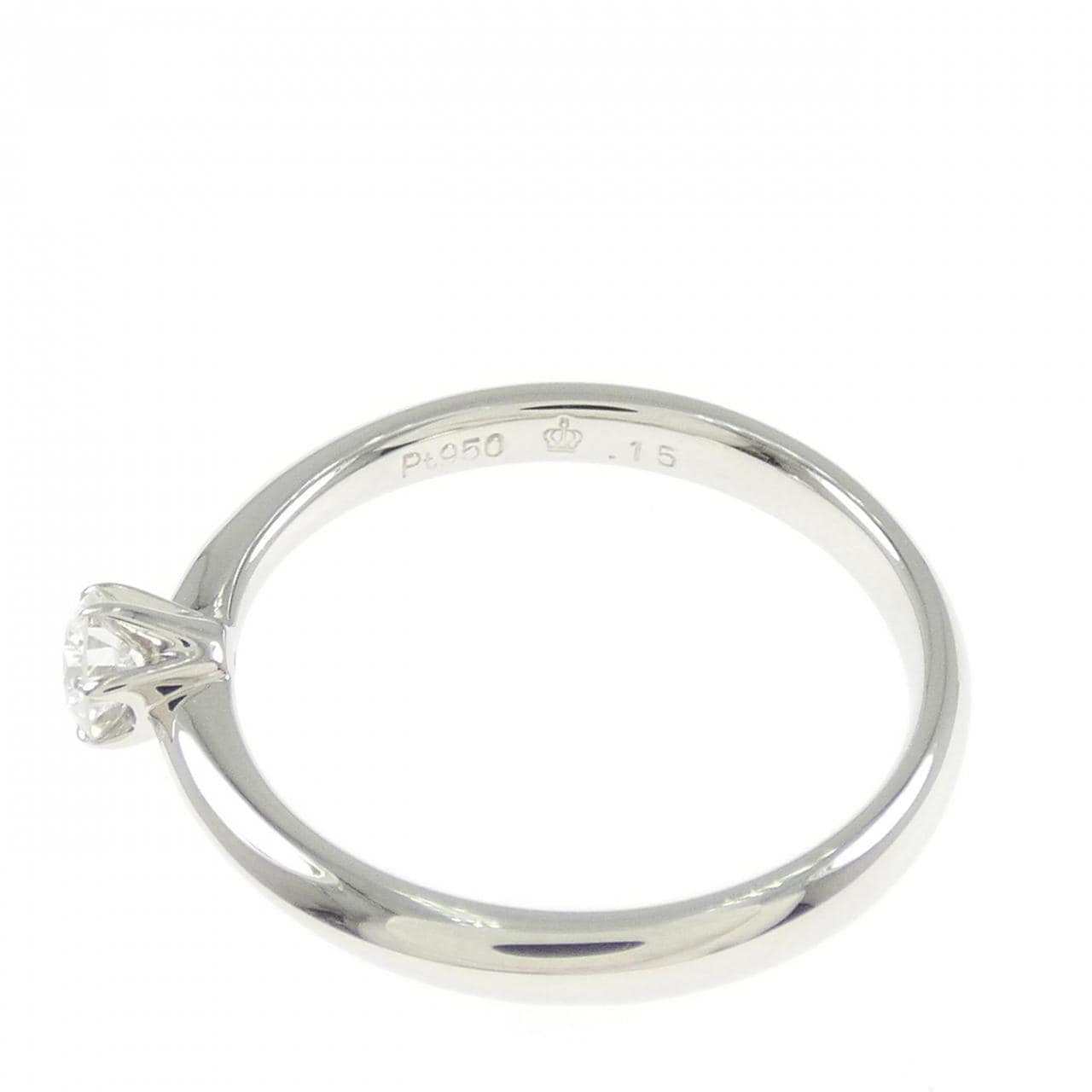 ロイヤル アッシャー ダイヤモンド リング 0.15CT