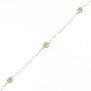K18YG ダイヤモンド ブレスレット 0.30CT